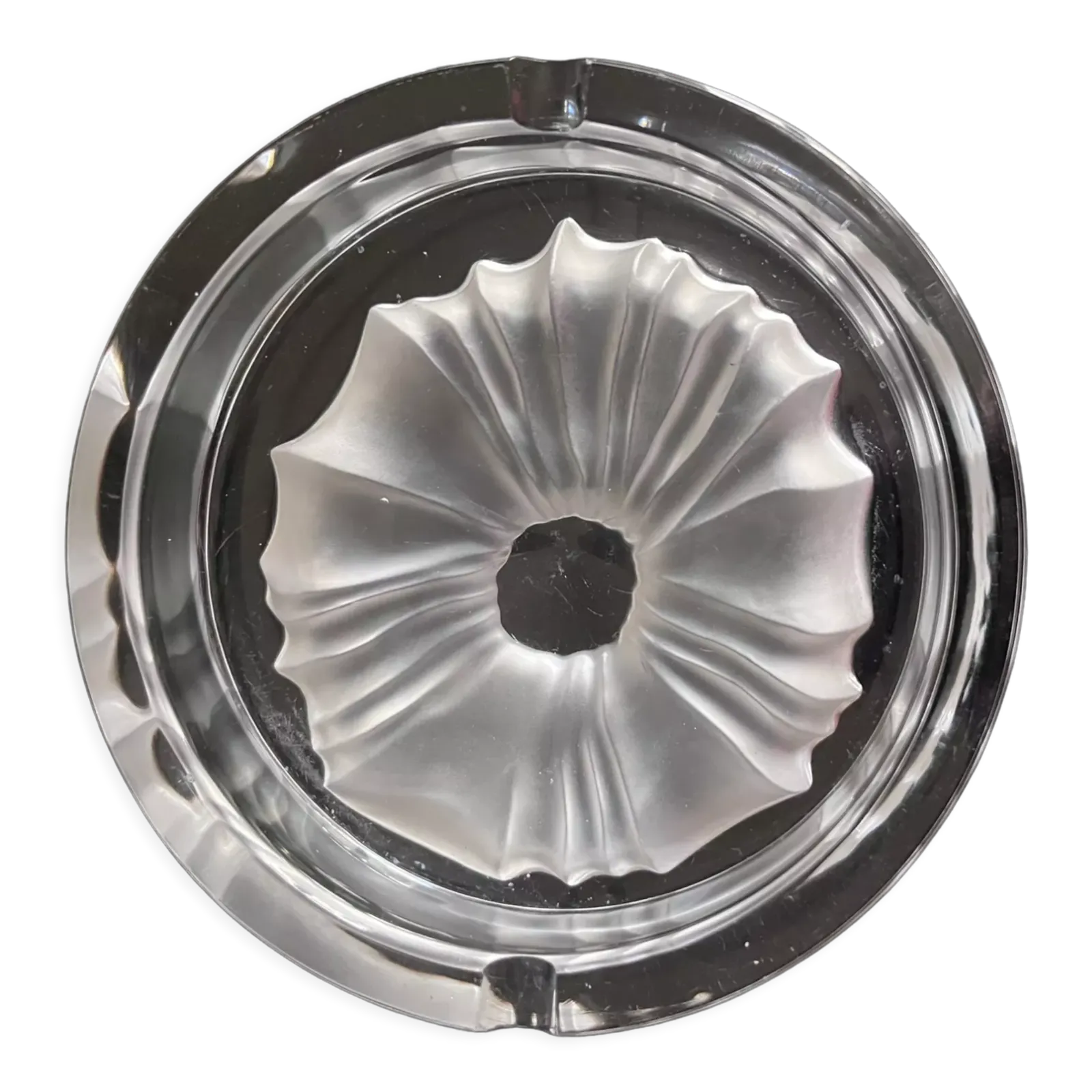 Daum Crystal Ashtray, 1970s, Vintage photo furniture
