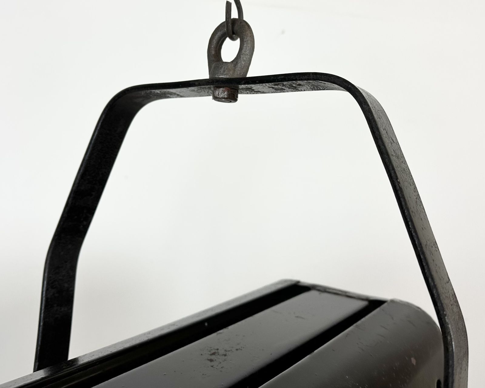Vintage Black Theatre Spotlight, 1950s photo Lighting
