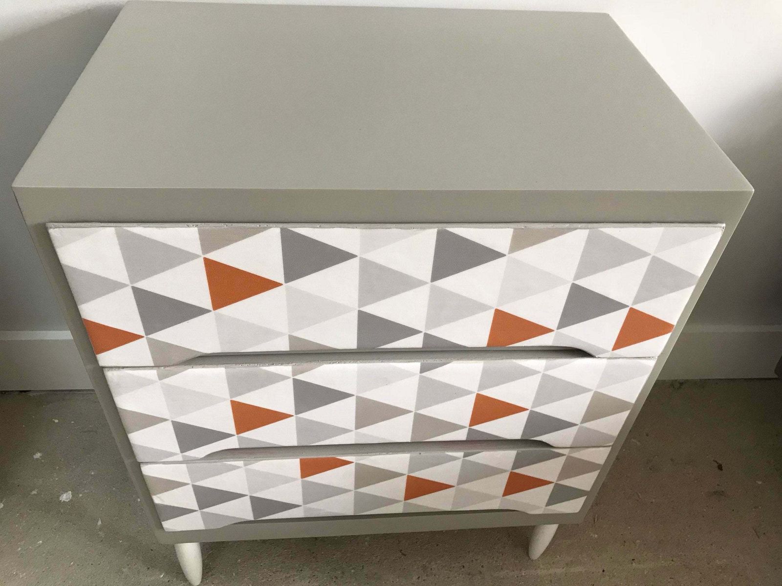 Bespoke Upcycled Chest Of Drawers   Professional Spray Painted Finish photo furniture