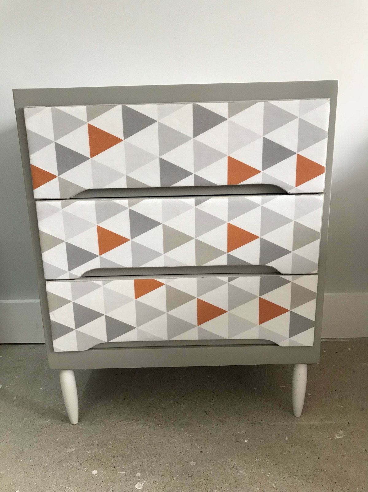 Bespoke Upcycled Chest Of Drawers   Professional Spray Painted Finish photo for sale