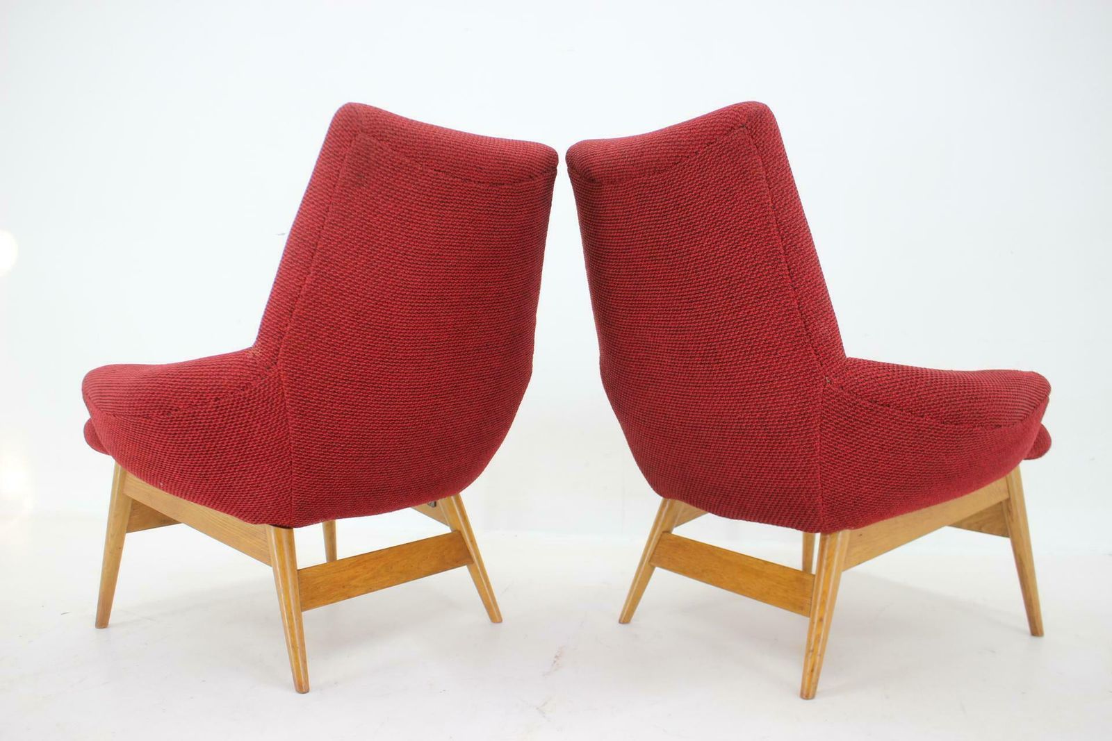 photo furniture 1960s Pair Of Miroslav Navratil Lounge Chairs, Czechoslovakia