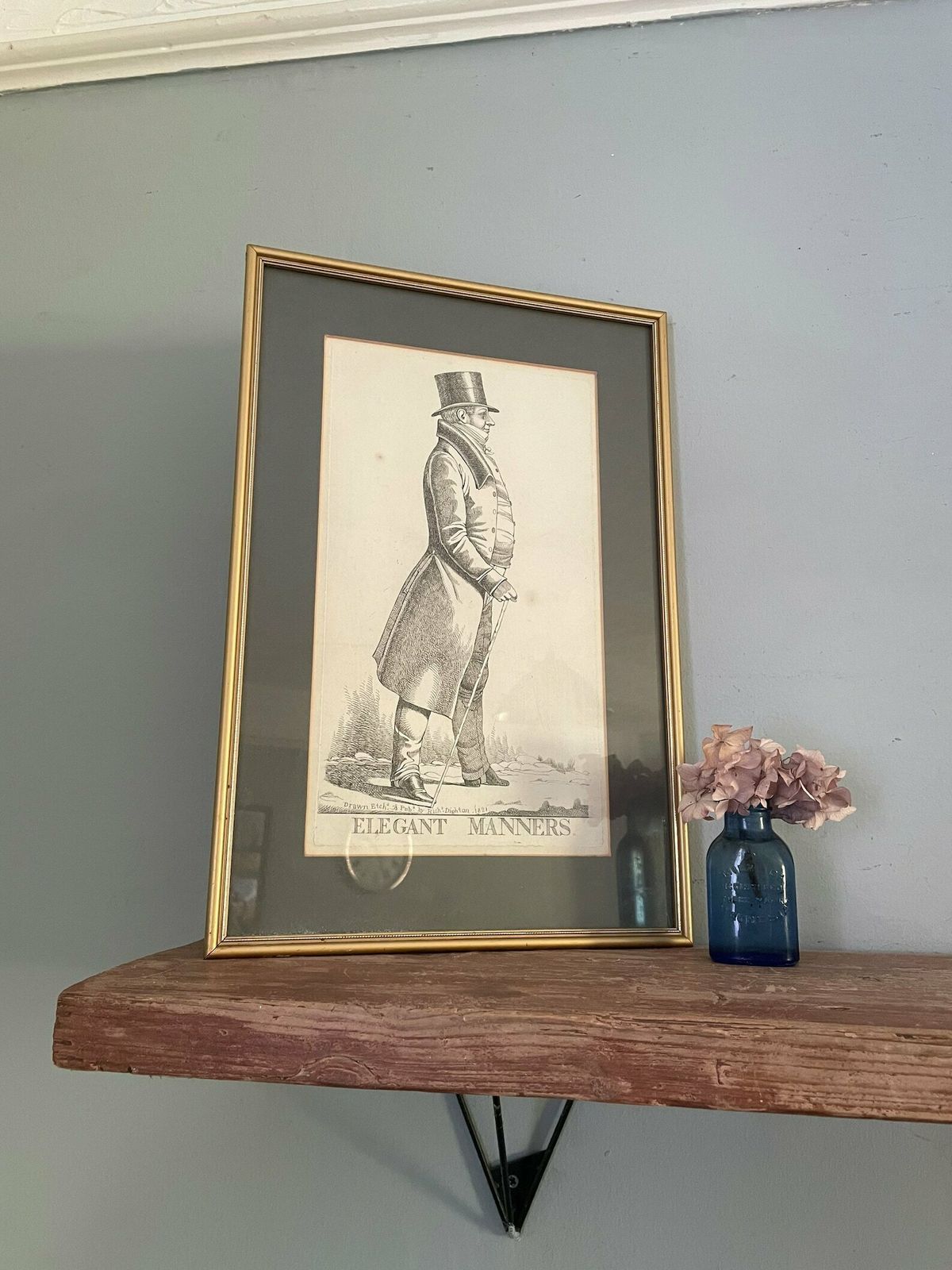Charles Manners Sutton 1st Viscount Canterbury Elegant Manners Richard Dighton Hand Coloured Etching Antique