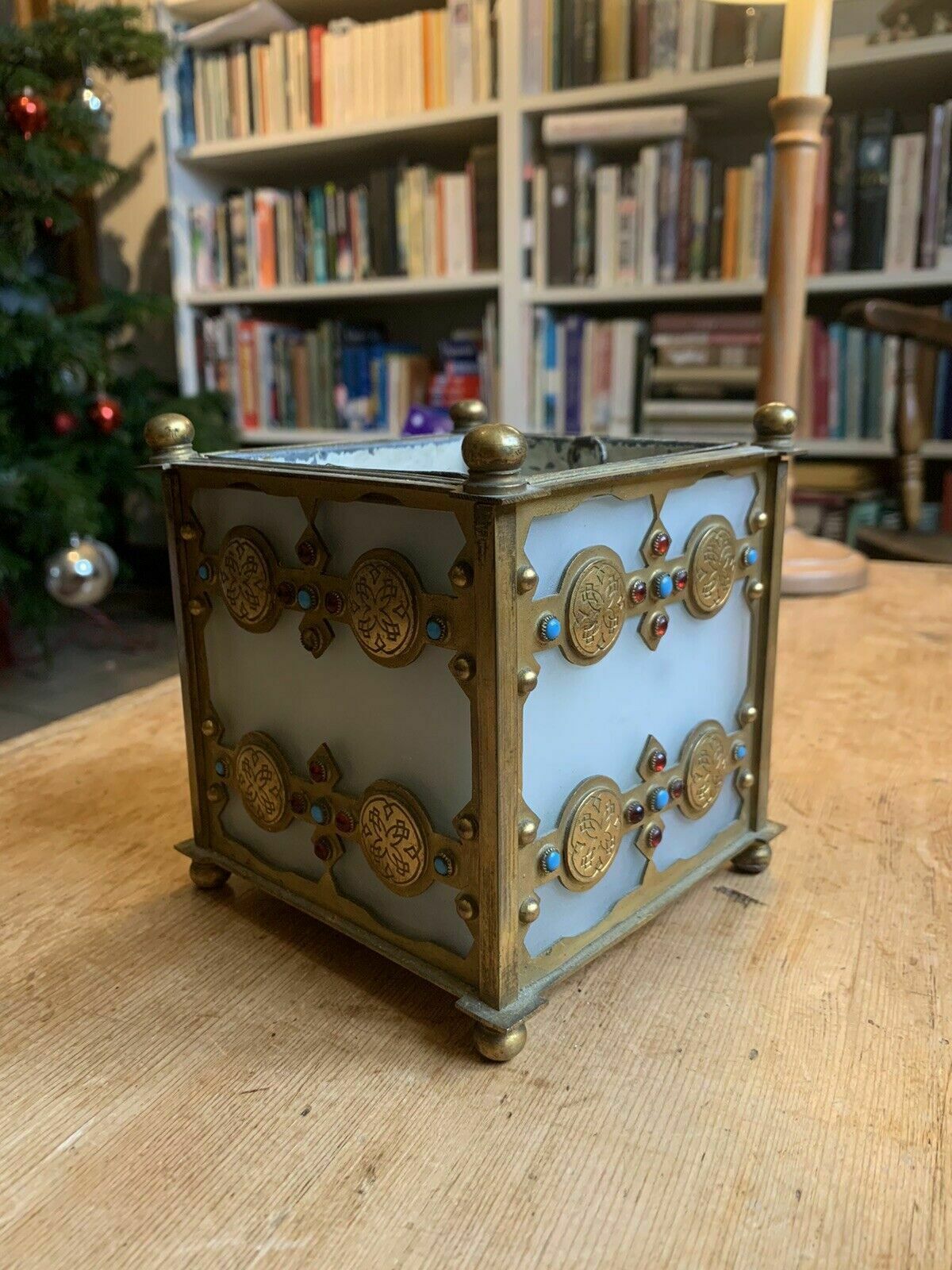 Small French Arts And Crafts Jardiniere From Lahoche And Pannier, Paris. photo for sale