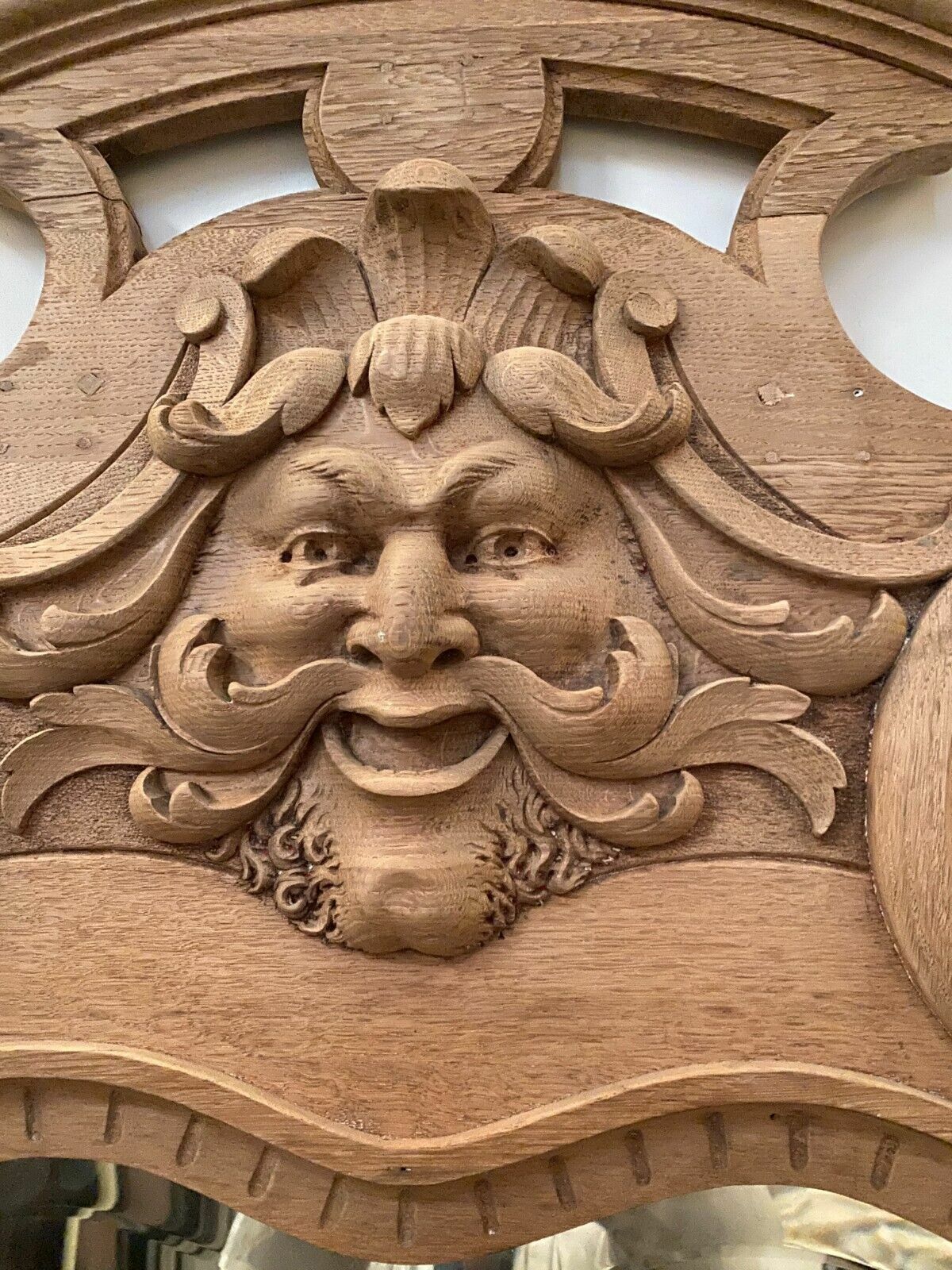 20th Century Carved Oak Coat Rack And Umbrella photo furniture