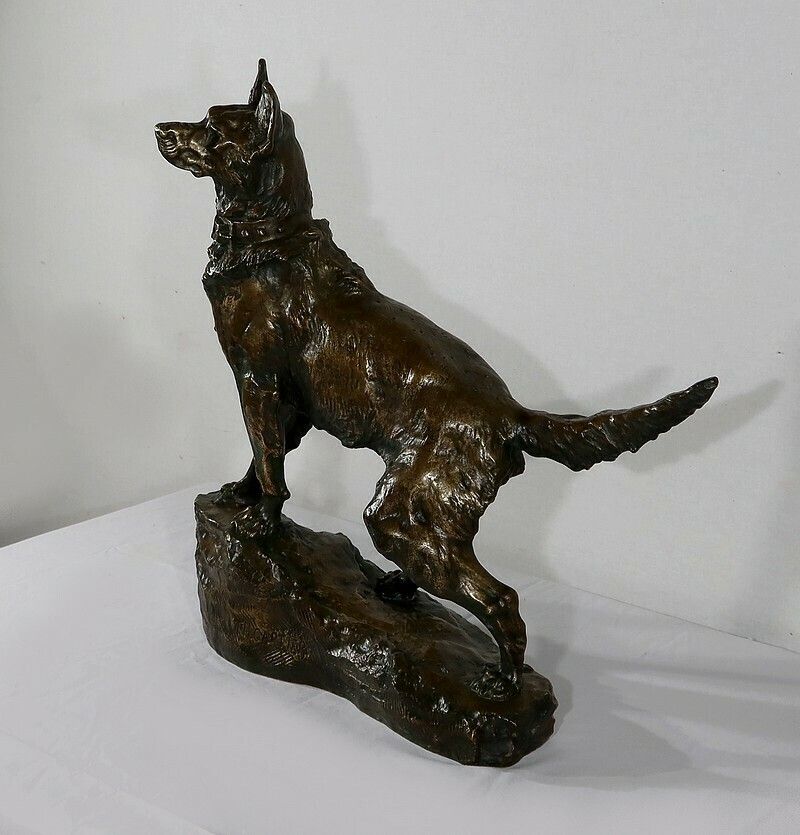 Important Bronze “Le Berger” By Tf. Cartier – Early 20th Century photo for sale