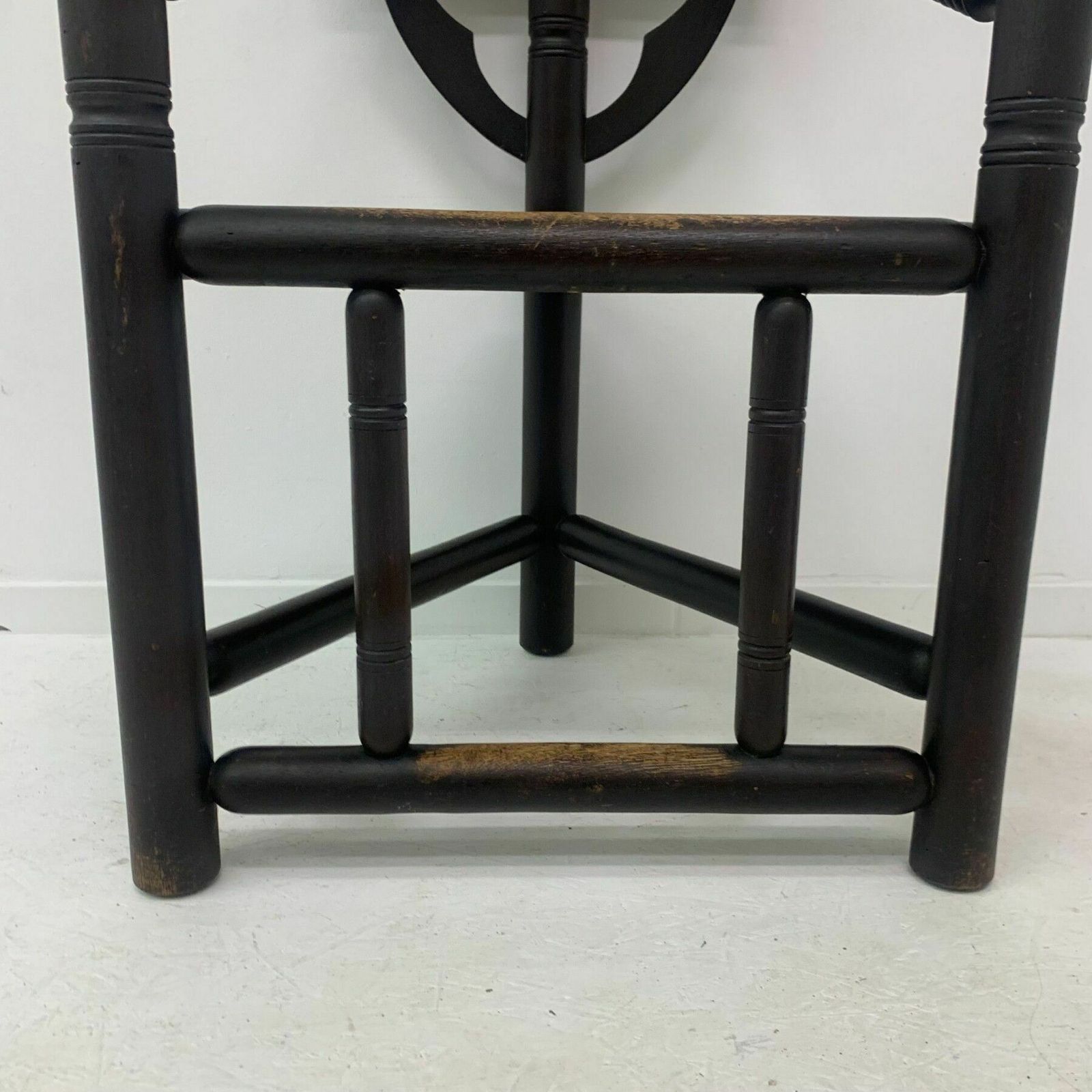 Zweedse Munk Driepoot Fauteuil In Massief Eiken, Ca. Jaren 1960 photo 1042.84