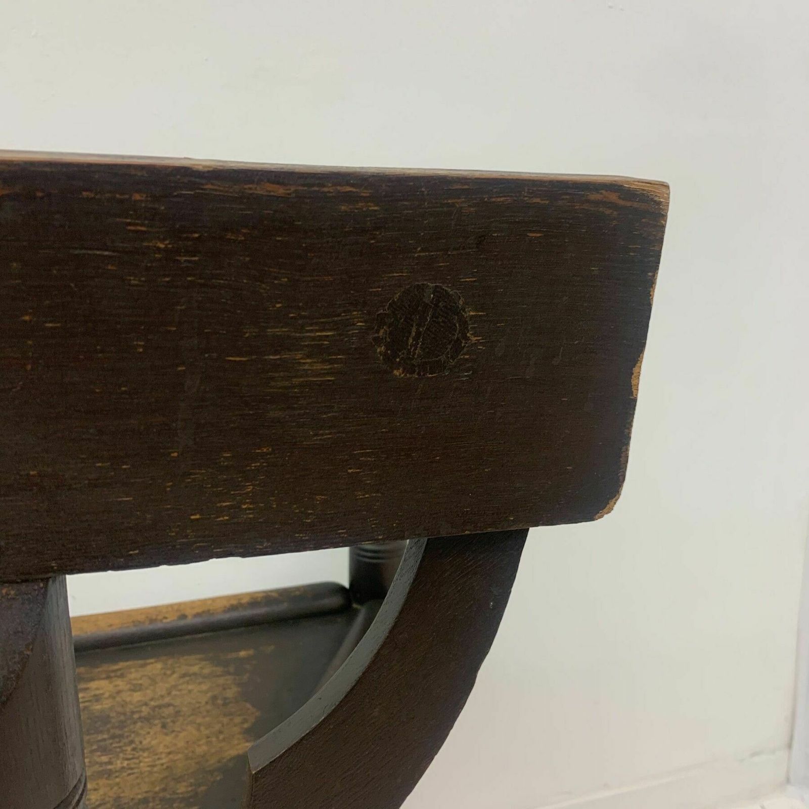 Meubels Zweedse Munk Driepoot Fauteuil In Massief Eiken, Ca. Jaren 1960 photo