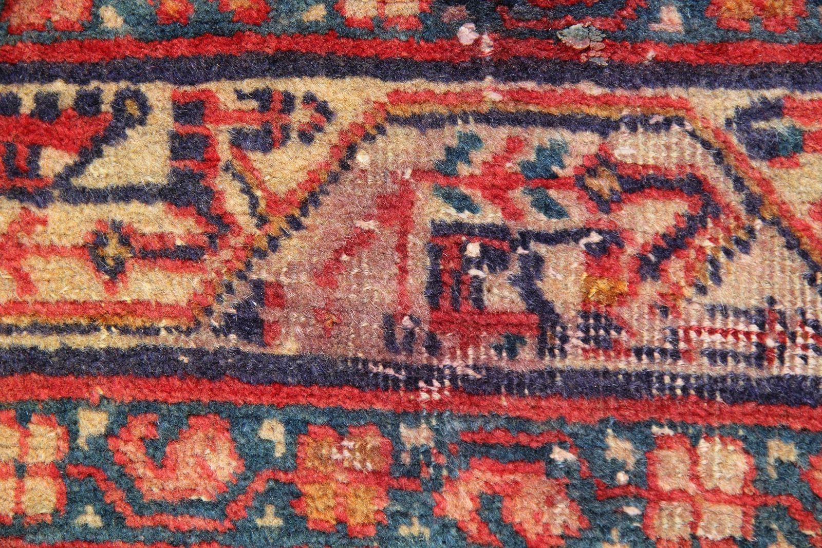 Handwoven Wool Runner Rug Traditional Red Tribal Carpet Rug photo buy