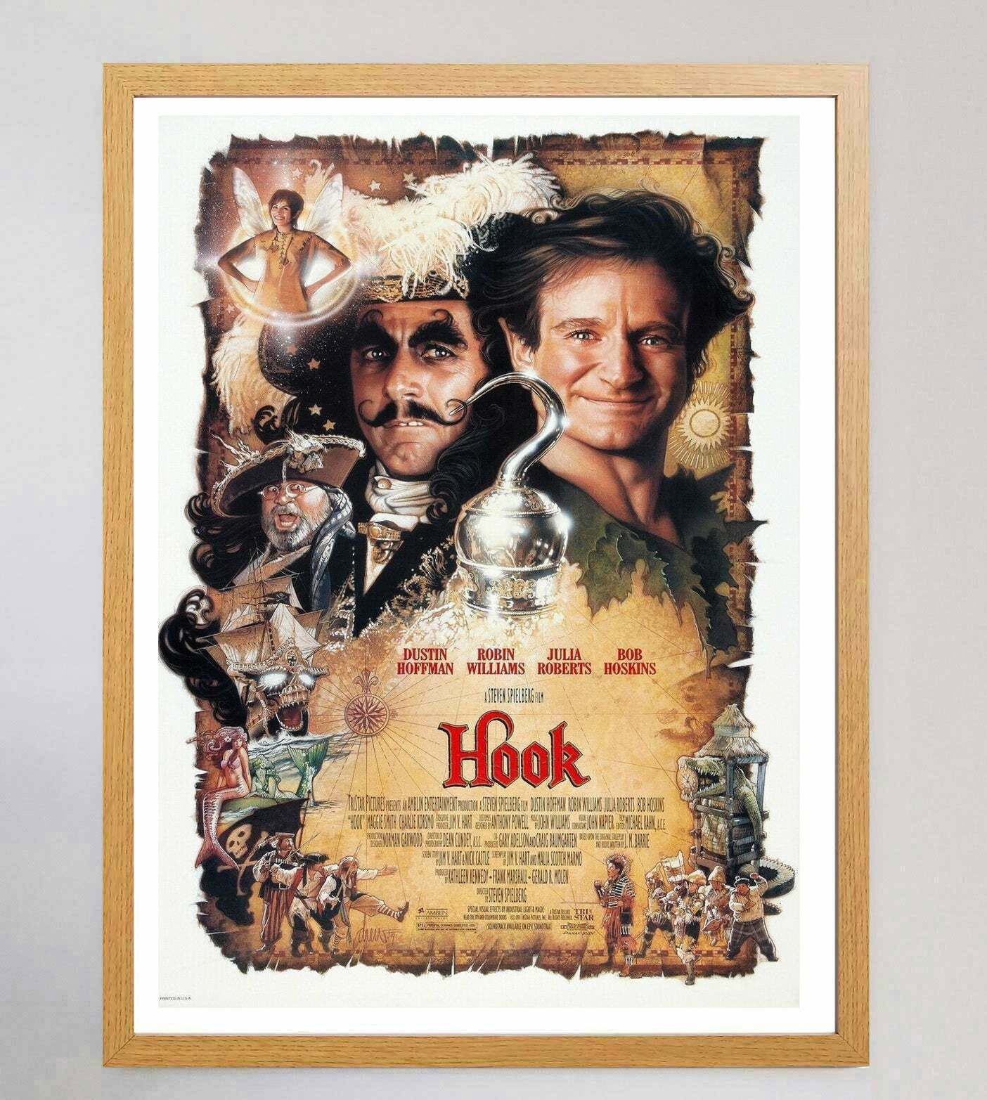 Hook Original Vintage Poster, 1990s photo Art