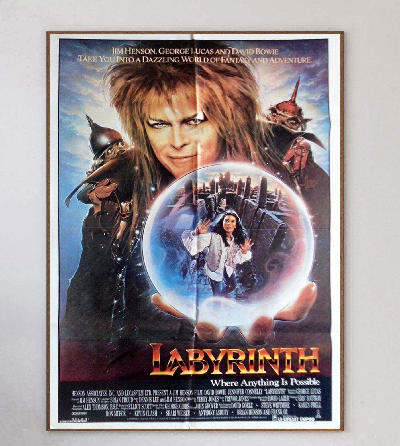 Labyrinth Original Vintage Poster photo 402.0