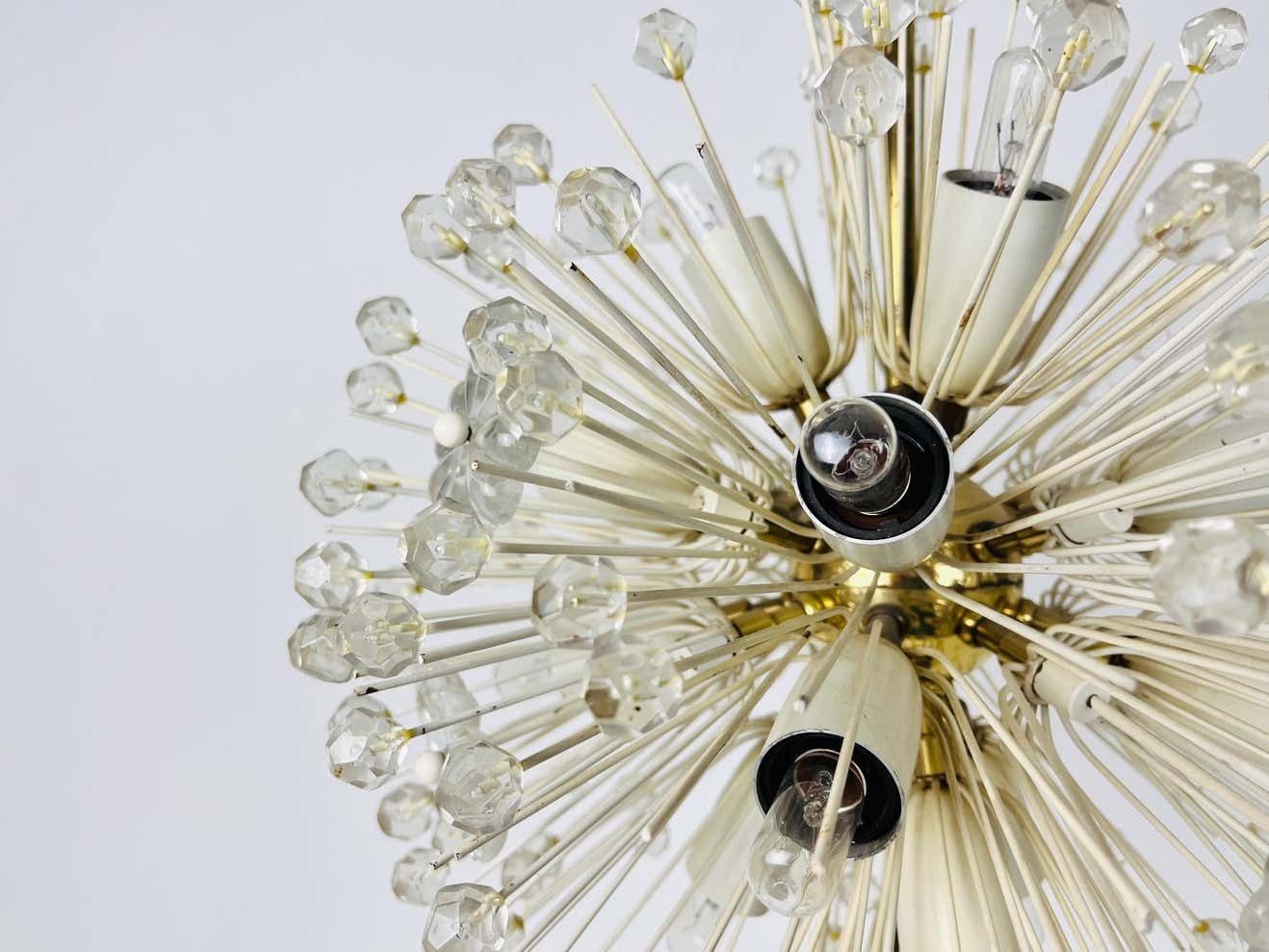 photo furniture Glass And Brass Sputnik Chandelier By Emil Stejnar For Rupert Nikoll, 1960s