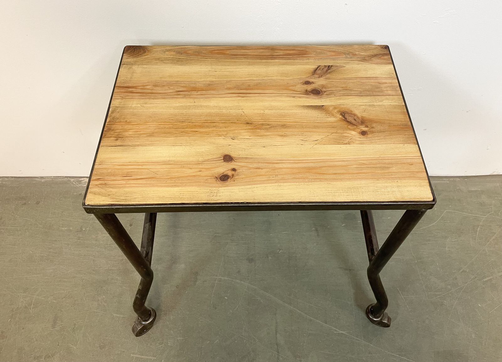 Industrial Table On Wheels, 1960s photo furniture