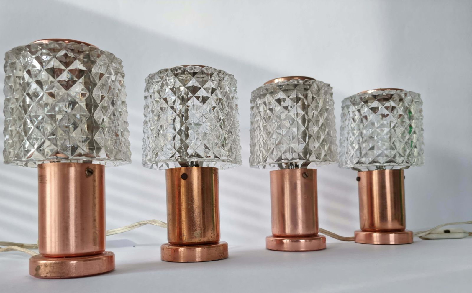 photo for sale Set Of Four Midcentury Table Lamps Kamenicky Senov, 1970s