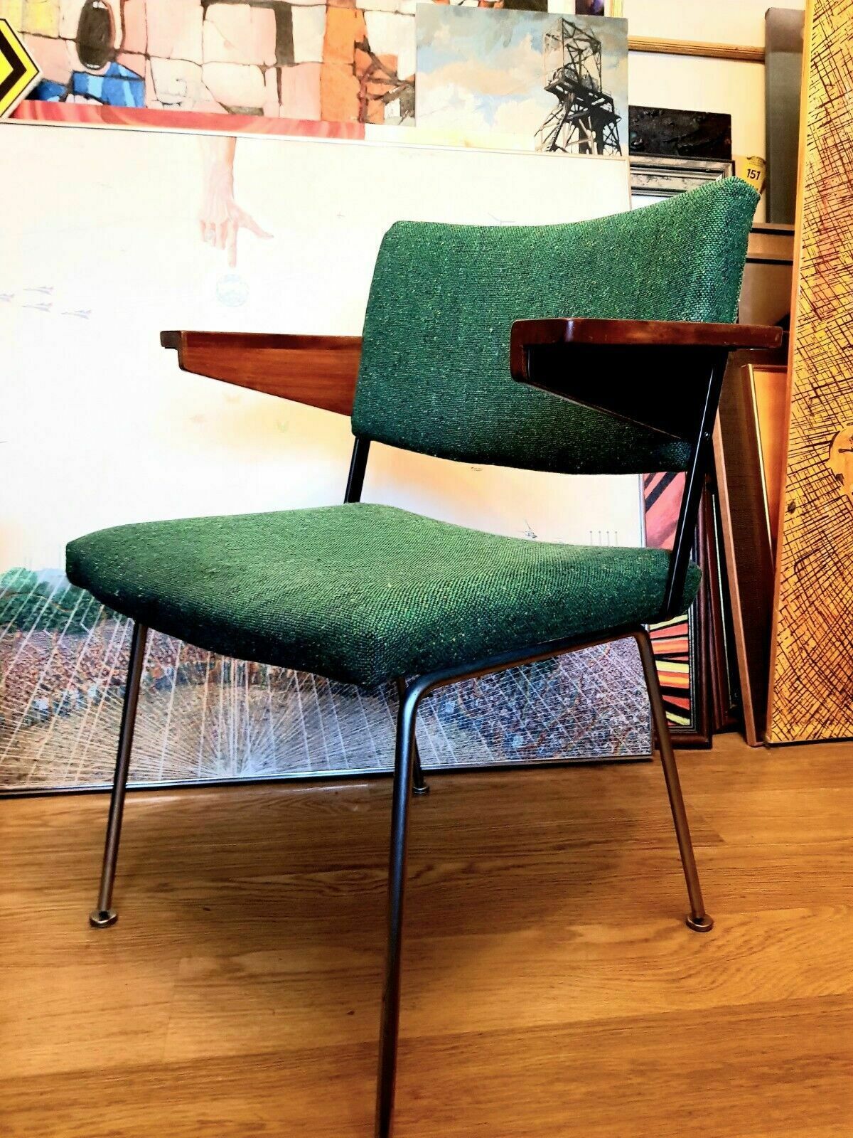 Vintage Armchair Model 1265 By Cordemeyer For Gispen, Netherlands 1963 Rietveld