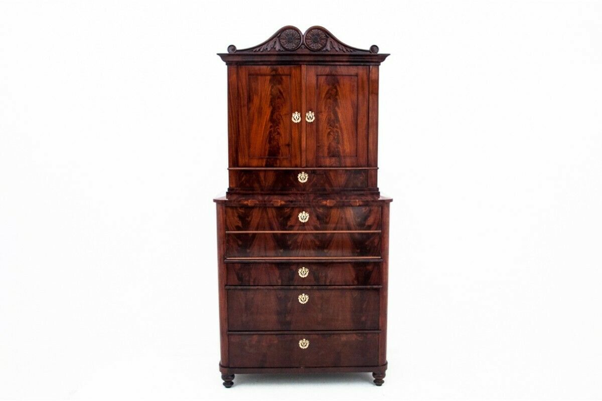 Antique Secretary From Around 1880, Northern Europe. photo for sale