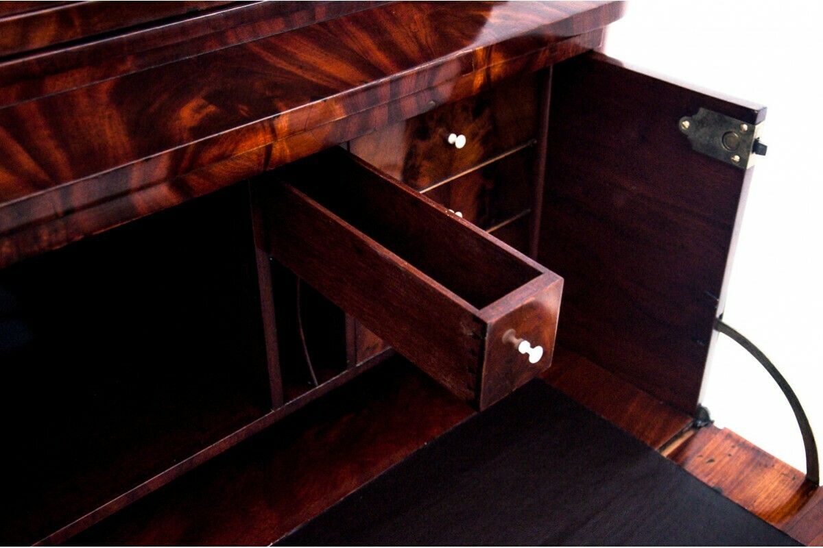 Antique Secretary From Around 1880, Northern Europe. photo vintage