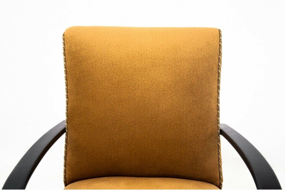 photo furniture Pair Of Art Deco Armchairs, Designed By J. Halabala, Czech Republic, 1930s. After Renovation.