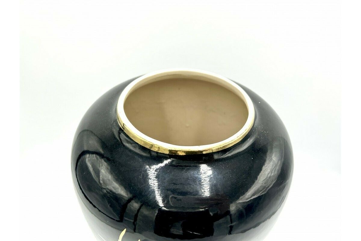 Large Black Vase, Germany, 1970s photo for sale