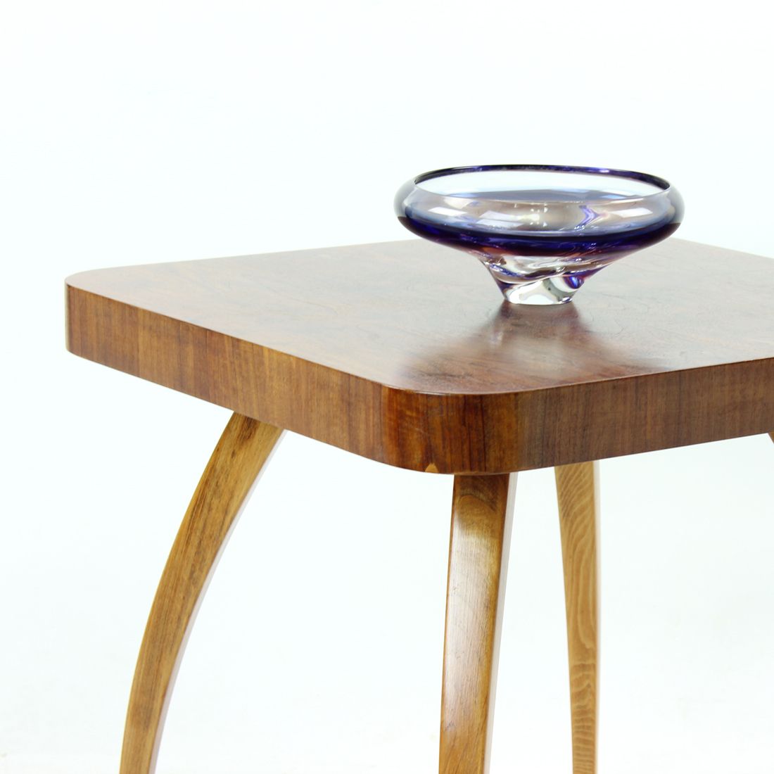 Rare Spider Coffee Table By Jindrich Halabala In Oak & Walnut, Czechoslovakia, 1930 photo furniture