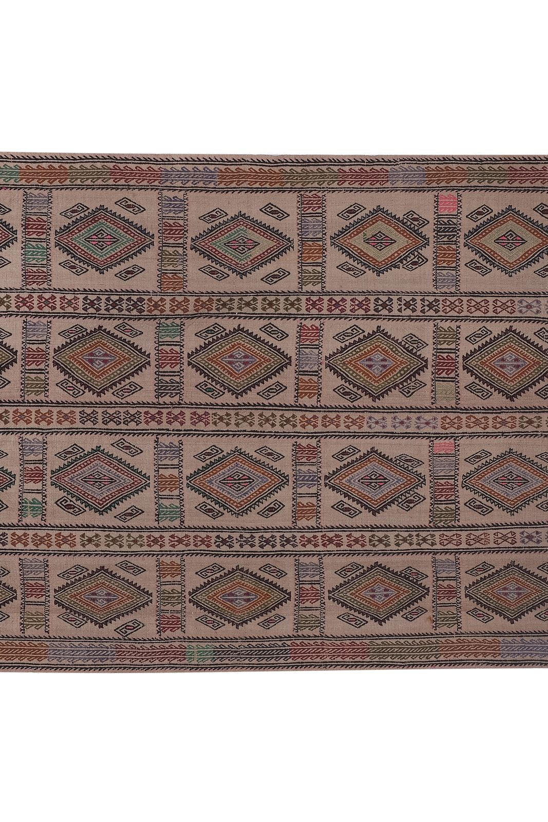 Handwoven Turkish Anatolian Kilim Rug 5'3'' X 7'5'' photo furniture