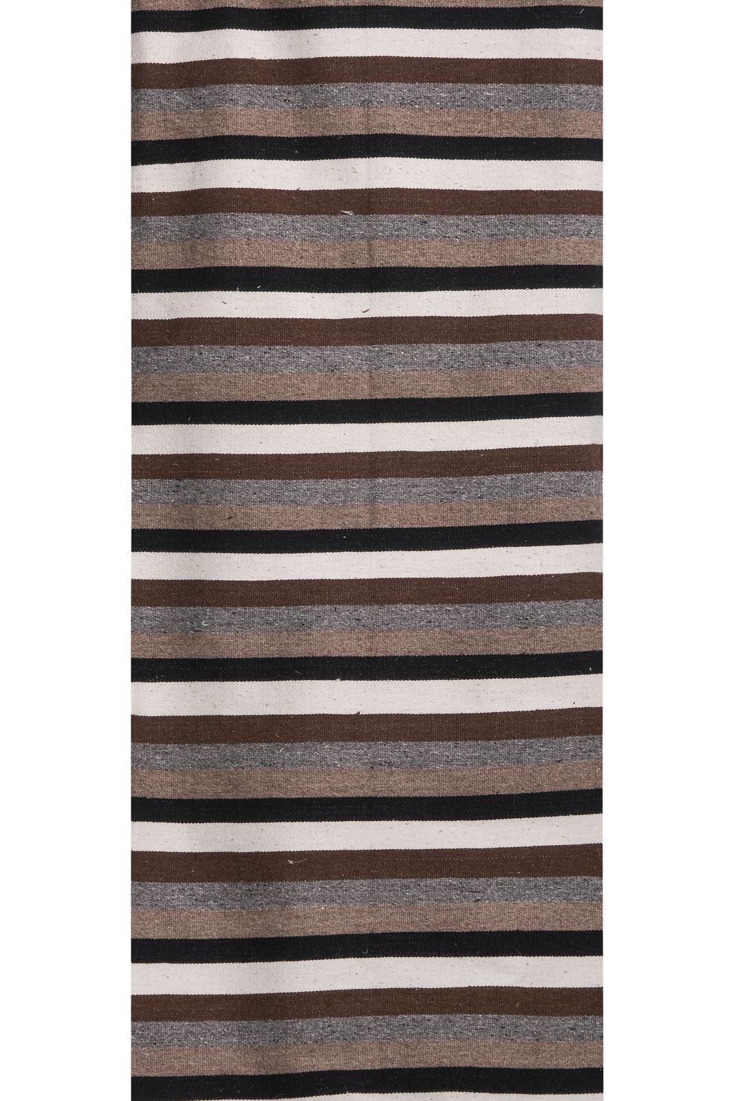 Made Of Natural Undyed Wool 20th Century Kilim Runner 2'6'' X 27'11'' photo Textiles