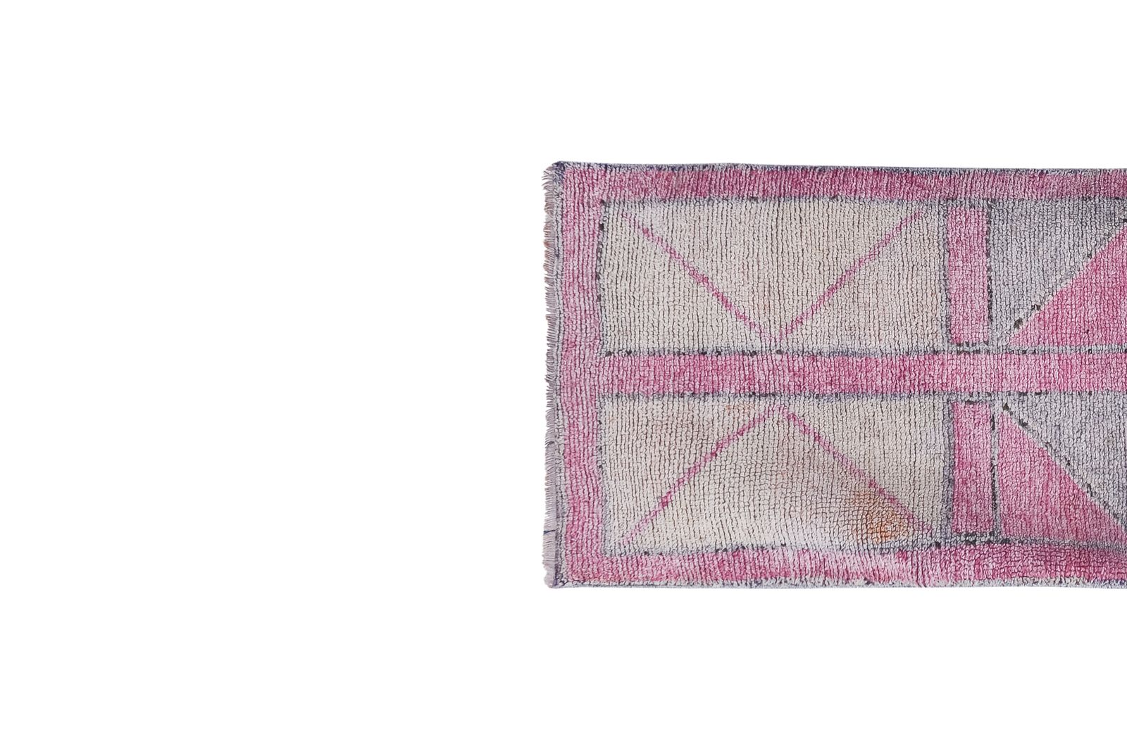 1960s Vintage Turkish Hand Knotted Herki Runner 2'11'' X 9'1'' photo buy