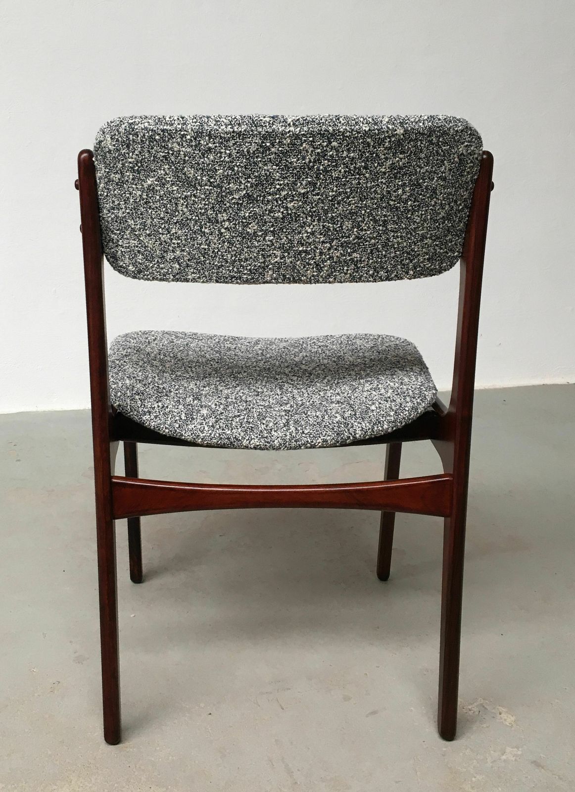 photo for sale Erik Buch Set Of Ten Fully Restored Rosewood Dining Chairs Inc Custom Upholstery 1960's