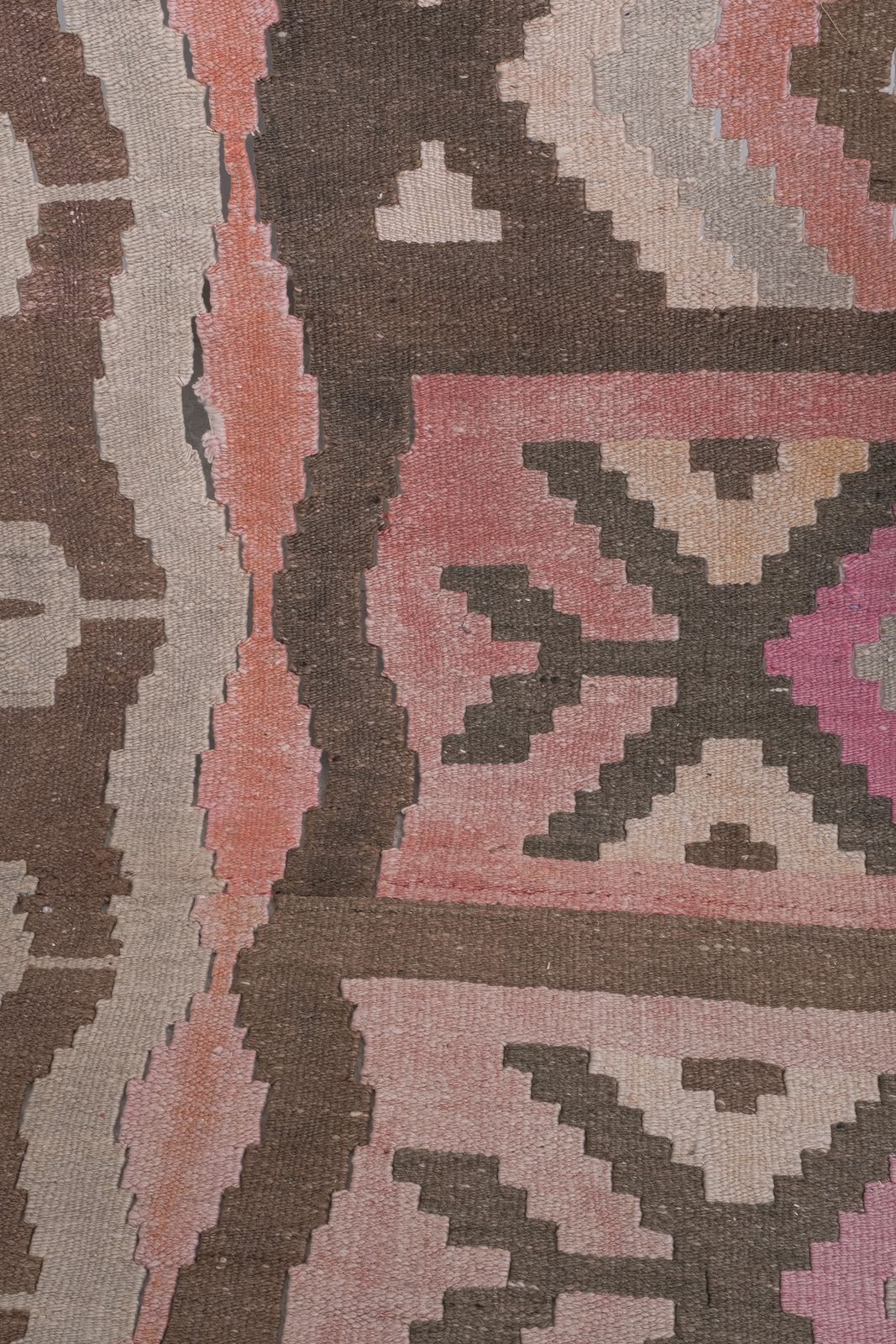Vintage Turkish Kilim Runner Hand Woven Wool Long Runner 2'5'' X 20'8'' photo for sale