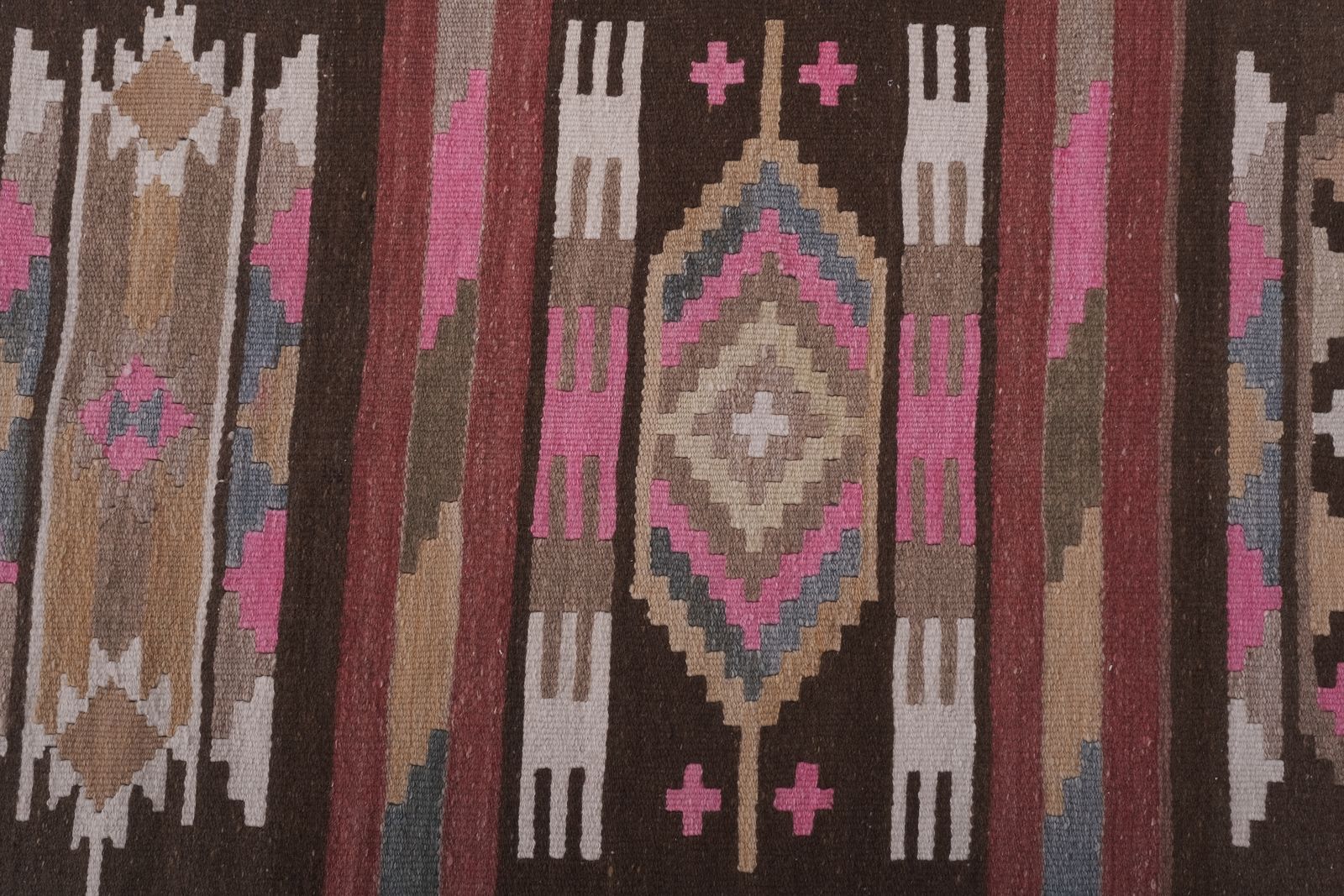 photo for sale Vintage Hand Woven Turkish Kilim Runner   Stair Tread 2'6'' X 20'6''