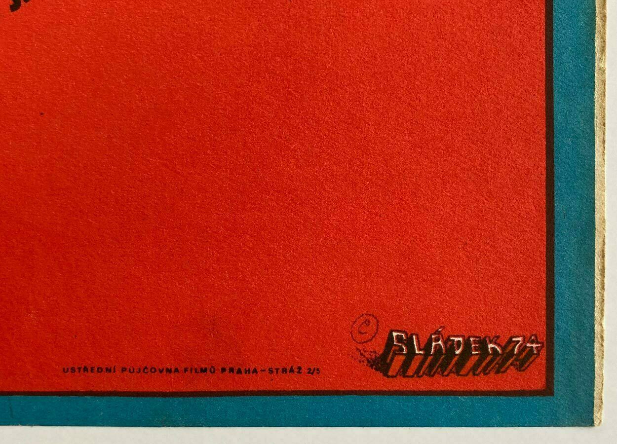 Movie Poster, Fantomas Unleashed, Antonín Sládek, 1974 photo vintage