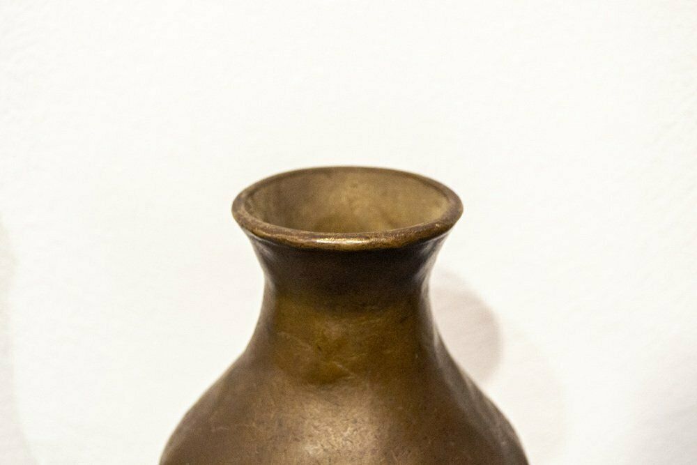 Italiaanse Bronzen Vazen, Ca. Jaren 1960. Set Van 2 photo Woonaccessoires