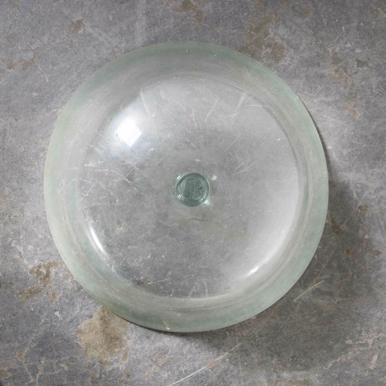 19th Century French Mouth Blown Glass Cloche (1422.8) photo Home Decor
