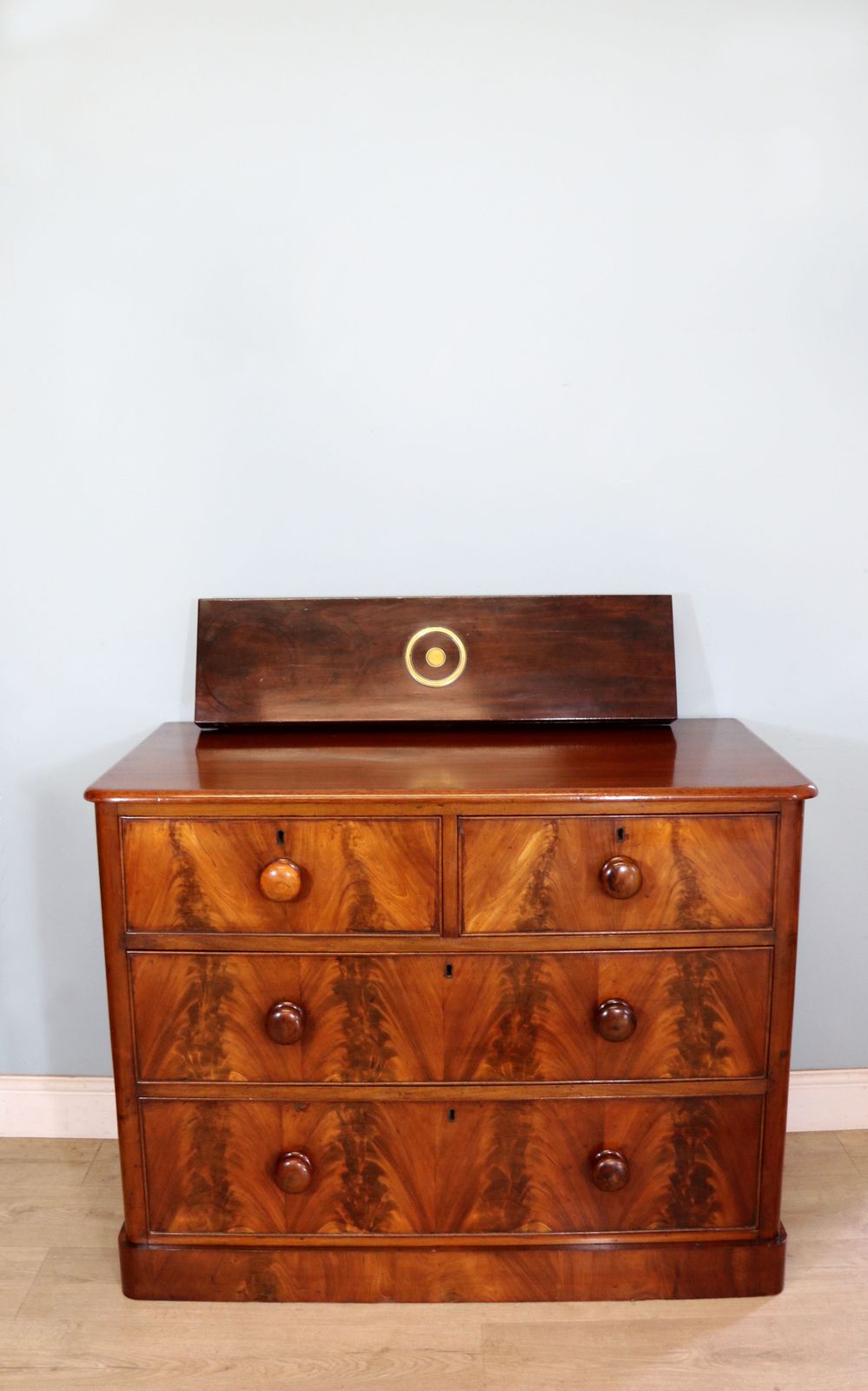 Lovely Mahogany Gun Case Bears The Label Williams & Powell Of Liverpool. photo vintage