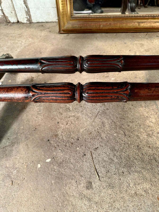 photo vinterior Antique Georgian Cuban Mahogany Centre/Breakfast Table