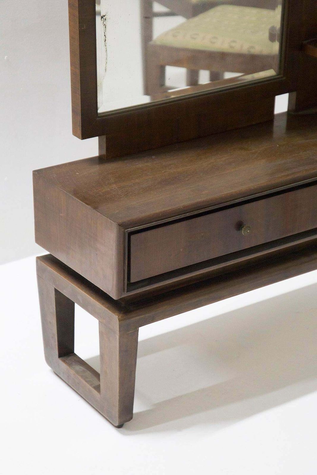 Paolo Buffa Bedroom Set With Vanity Mirror, Armchairs And Ottoman photo vinterior