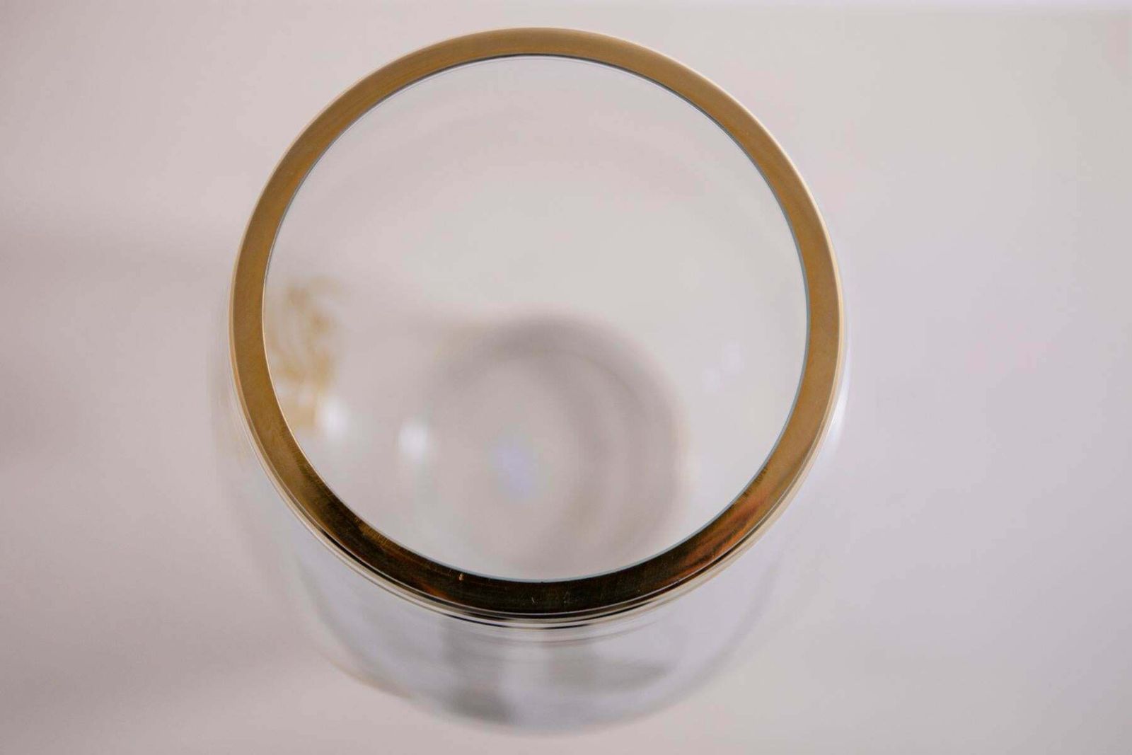 Vase In Murano Glass And Gold By Ferro Brother''S For Finzi 1950s photo Home Decor