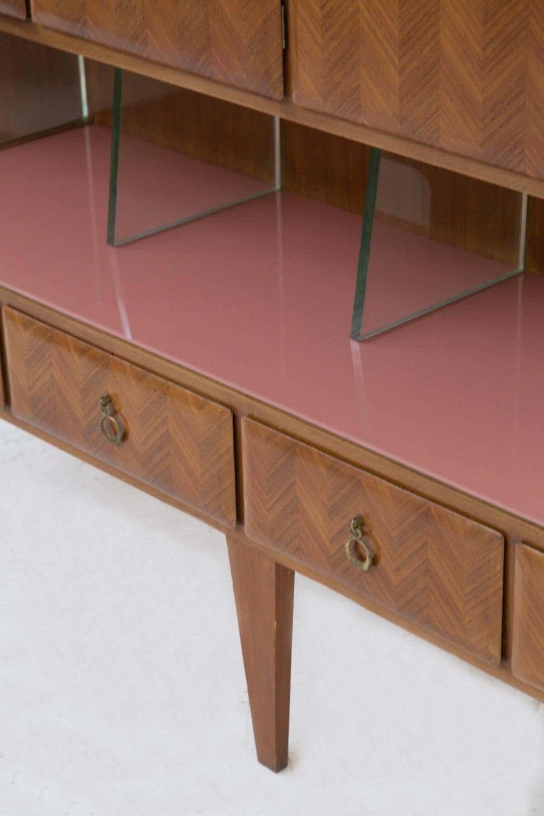 Paolo Buffa Vintage Wooden Furniture And Glass By Fontana Arte ''Attr.'' photo vintage