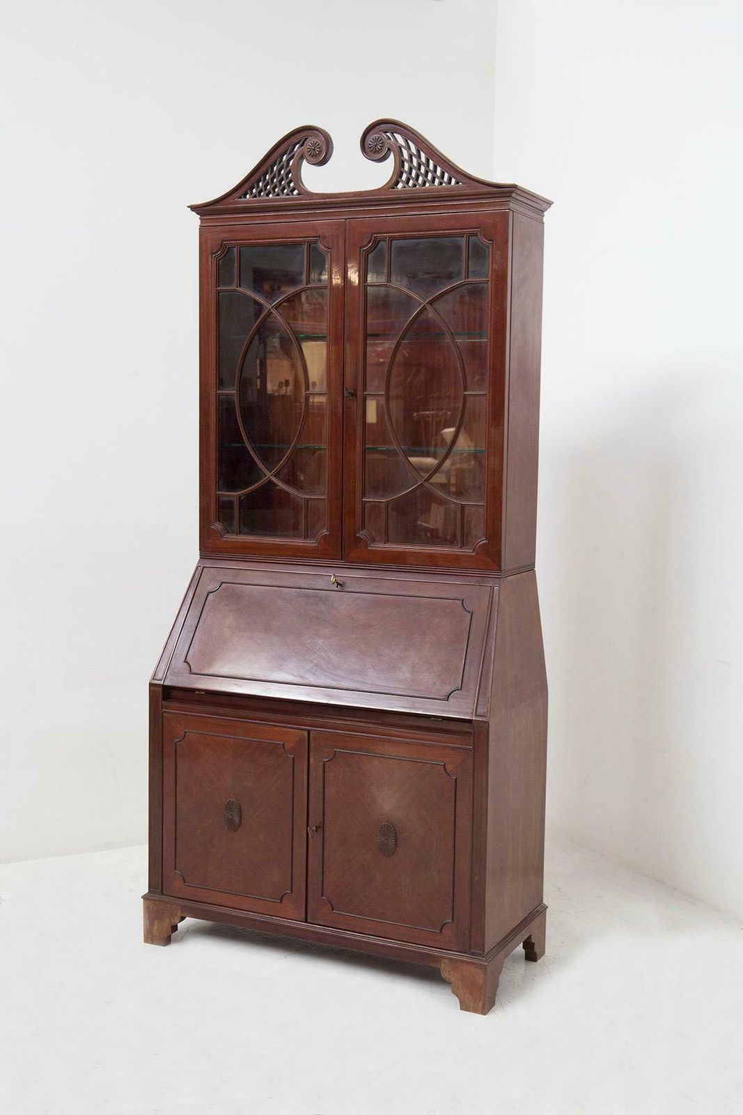 Paolo Buffa Trumeau In Wood And Glass For Serafino Arrighi photo for sale