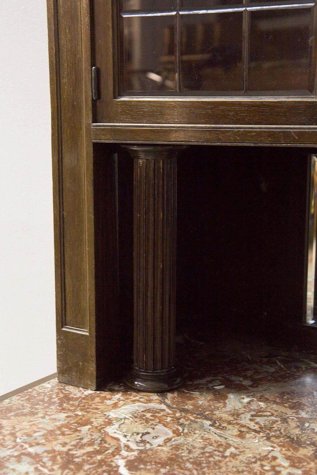 Ignaz Herlinger Wooden Sideboard In Marble And Brass photo vinterior