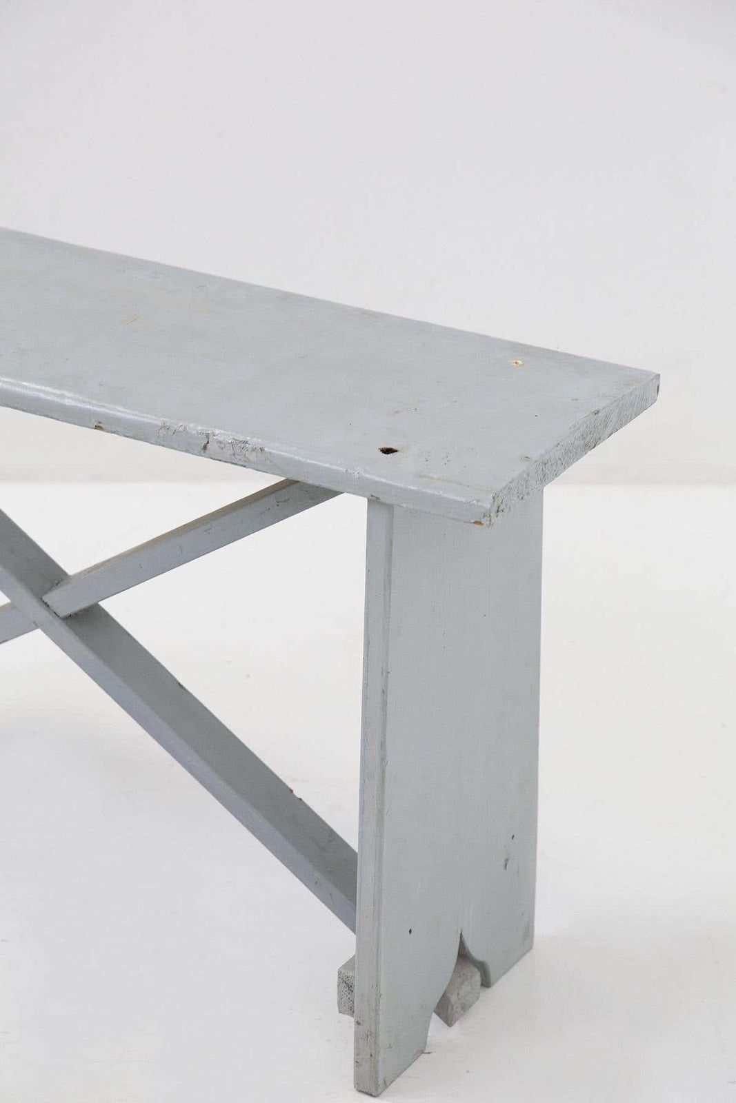 French Rustic Chic Wooden Benches photo Furniture