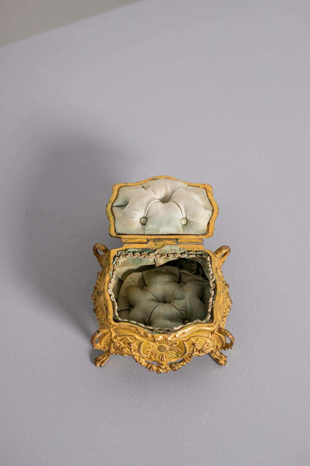 Jewellery Box Gilded Interior With Silk Satin Padding France, Paris, 1800 photo Home Decor