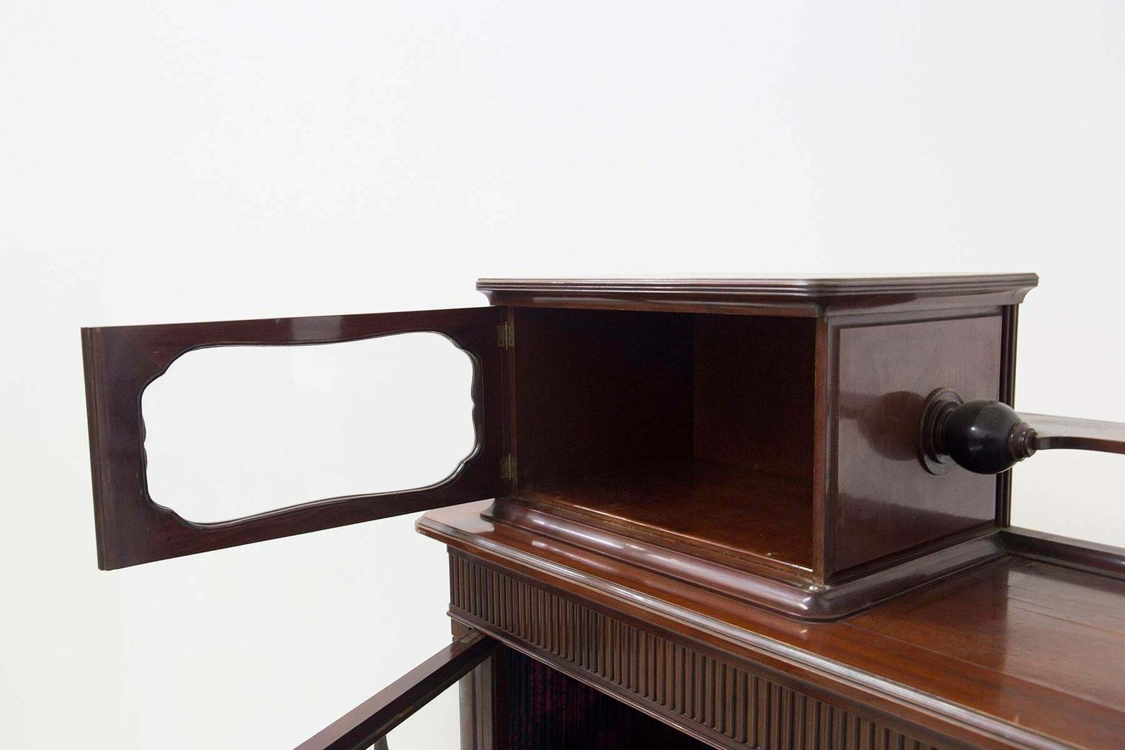 Rare Vintage Showcase From A House Used For Furhery photo vintage