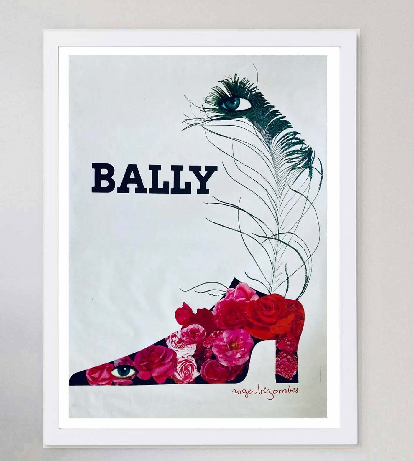 Bally   Plume Original Vintage Poster photo for sale