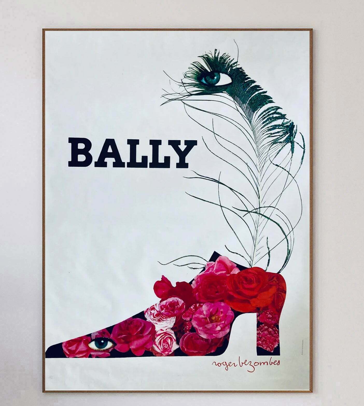 Bally   Plume Original Vintage Poster photo 1112.0