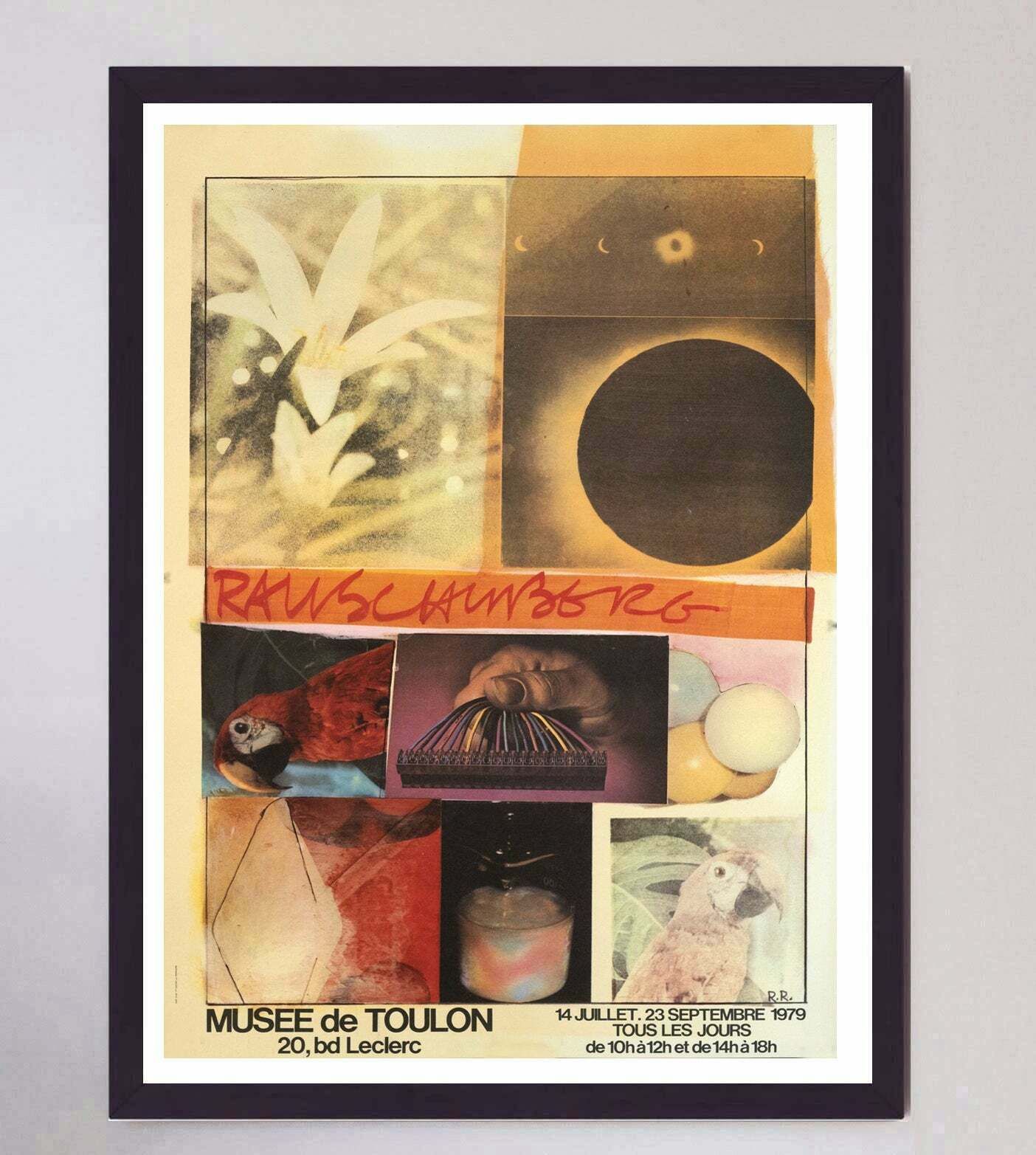 Robert Rauschenberg   Musee De Toulon Original Vintage Poster photo furniture