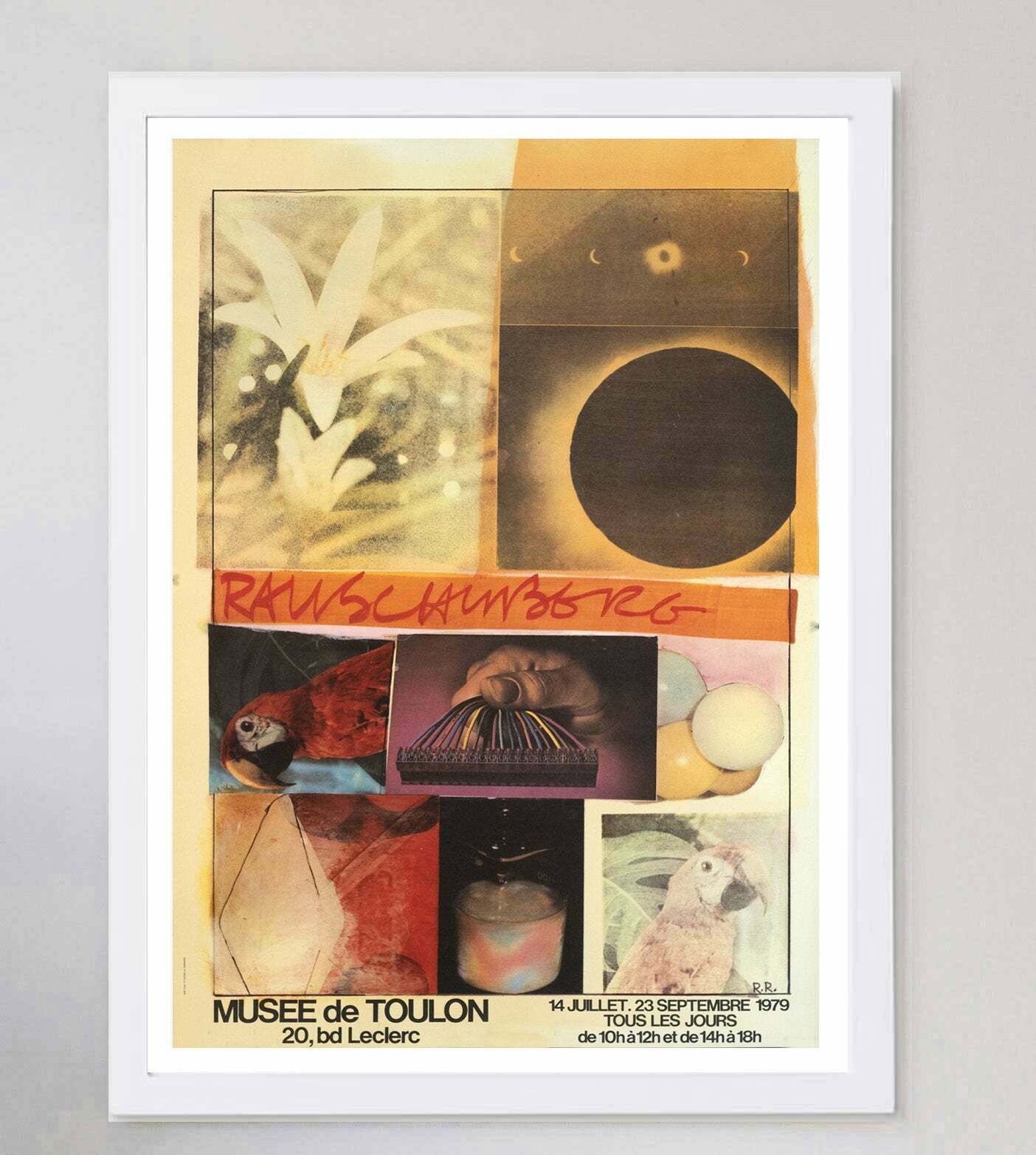 Robert Rauschenberg   Musee De Toulon Original Vintage Poster photo for sale