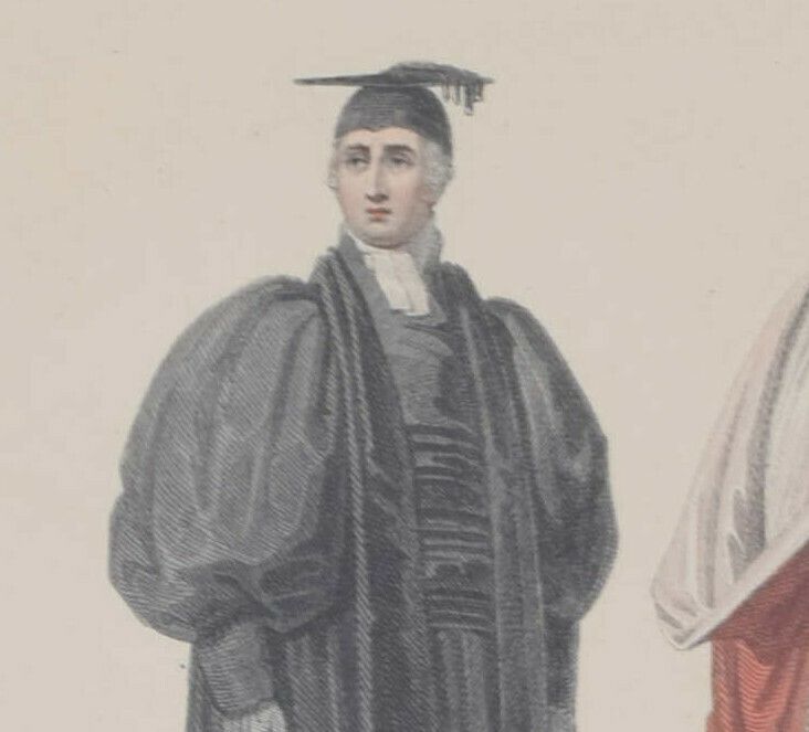 John Samuel Agar (1773 – 1858) After John Uwins (1782 – 1857) Doctors In Divinity, Esquire Beadle And Yeoman Beadle (1815) photo furniture