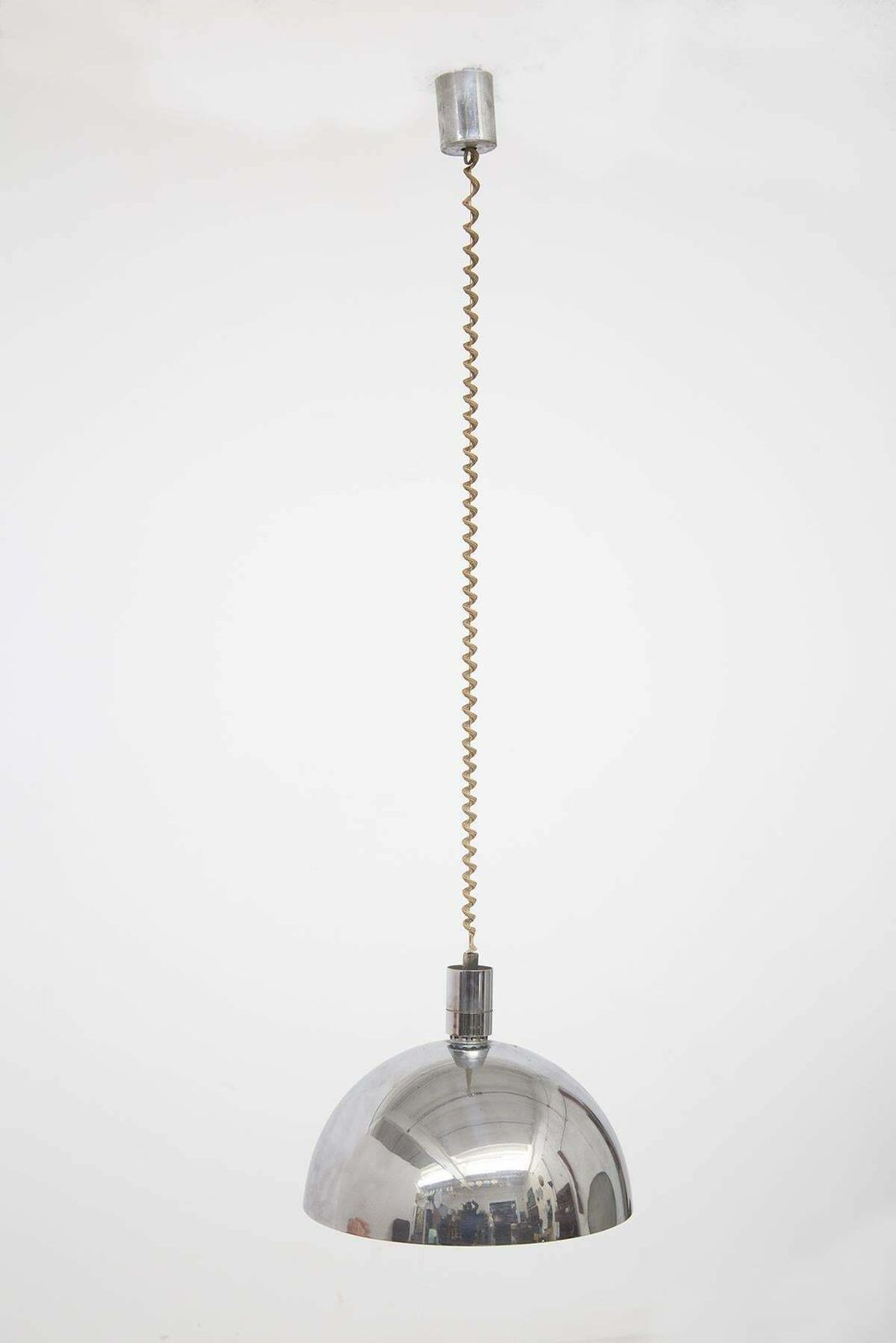 photo furniture Brown Wire Ceiling Lamp By Franco Albini And Franca Helg For Sirrah
