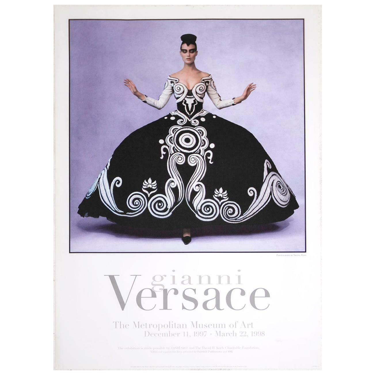 Poster Gianni Versace Metropolitan Museum Of Art Photo By Irving Penn, 1997