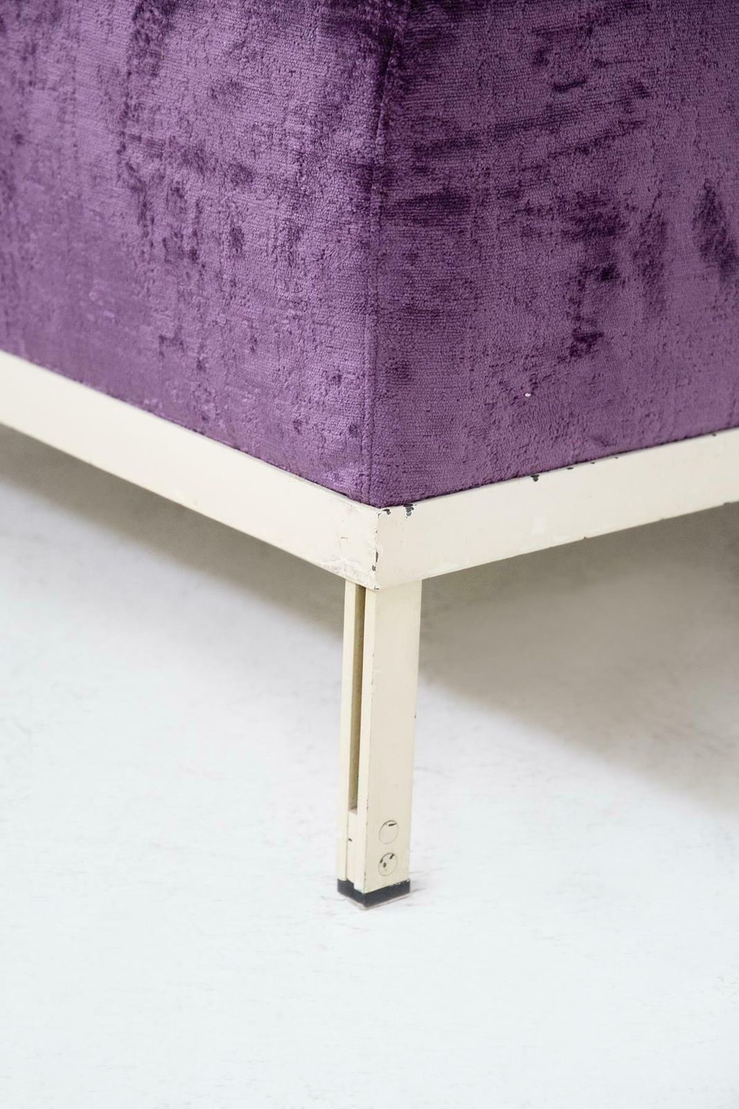 Rare Set Of Vintage Sofas By Gianfranco Frattini In Purple Velvet photo Furniture